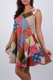 225178 Free Spirit Hippie Patchwork Dress