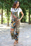 225185 Abstract Allure Patchwork Chic Overall