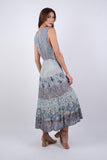 225216XXL Bluebell Breeze Patchwork Summer Dress XXL