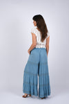 225224 Embroidered Artisan Blue Pants