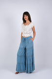 225224 Embroidered Artisan Blue Pants