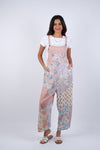 225242 Rosy Mosiac Patchwork Blush Overalls