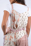 225242 Rosy Mosiac Patchwork Blush Overalls