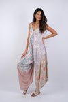 225243 Rosy Mosiac Patchwork Summer Romper