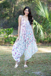 225294 Floral Serenity Patchwork Hippie Romper