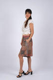 225304 Patchwork Plaid Unisex Shorts