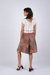225304 Patchwork Plaid Unisex Shorts