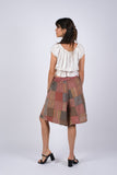 225304 Patchwork Plaid Unisex Shorts