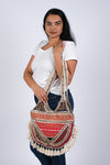 225454 Boho Bloom Patchwork Hippie Shoulder Bag