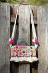 225455 Rosy Shore Embroided Bag with Shells
