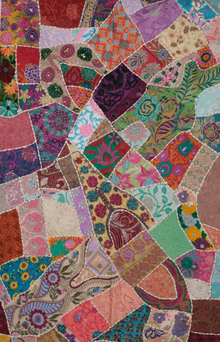 Wanderer’s Cloud Patchwork Wall Hanging