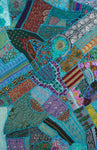 Deep Sea Celestial Patchwork Wall Hanging