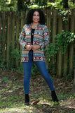225501 Aztec Western Jacket: Boho Fall Blazer