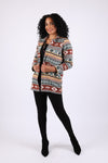 225501 Aztec Western Jacket: Boho Fall Blazer