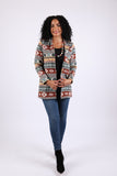 225501 Aztec Western Jacket: Boho Fall Blazer