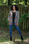 225501 Aztec Western Jacket: Boho Fall Blazer