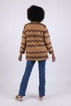 225502 Aztec Western Jacket: Caramel Vintage Blazer