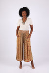 225512 Patchwork Palazzo Pants in Fall Colors (Amber Hue Line)
