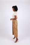 225512 Patchwork Palazzo Pants in Fall Colors (Amber Hue Line)