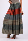 225527 Rustic Patchwork Maxi Skirt (Wildwoven Dream)