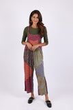 225539 Vintage Berry Fall Patchwork Overall
