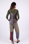 225539 Vintage Berry Fall Patchwork Overall