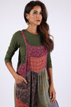 225539 Vintage Berry Fall Patchwork Overall