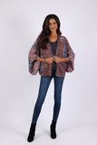 225545 Plum Meadow Patchwork Kimono Cardigan