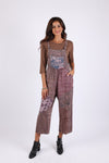 225547XXL Vintage Patchwork Fall Overall (Plum Meadow) XXL