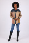 225551 Vintage Denim Patch Button Down Shirt (Sundrift Sepia)