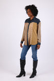 225551 Vintage Denim Patch Button Down Shirt (Sundrift Sepia)