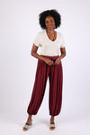 225563 Stonewashed Harem Pants: Cuffed Hem (Fall Colors)