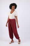 225563 Stonewashed Harem Pants: Cuffed Hem (Fall Colors)