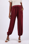 225563 Stonewashed Harem Pants: Cuffed Hem (Fall Colors)