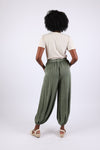 225563 Stonewashed Harem Pants: Cuffed Hem (Fall Colors)
