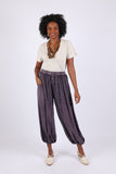 225563 Stonewashed Harem Pants: Cuffed Hem (Fall Colors)