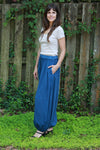225563 Stonewashed Harem Pants: Cuffed Hem (Fall Colors)