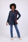 225702 Bold Plaid Cardigan in Patchwork: Heritage Flannel