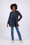 225702 Bold Plaid Cardigan in Patchwork: Heritage Flannel