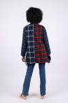 225702 Bold Plaid Cardigan in Patchwork: Heritage Flannel