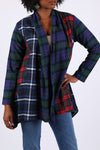225702 Bold Plaid Cardigan in Patchwork: Heritage Flannel