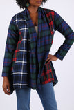 225702 Bold Plaid Cardigan in Patchwork: Heritage Flannel