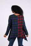 225703 Bold Patchwork Plaid Tunic: Heritage Flannel