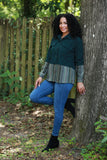 225711 Jade Green Corduroy Boho Jacket