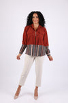 225713 Amber Rust Corduroy Boho Jacket