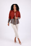 225713 Amber Rust Corduroy Boho Jacket