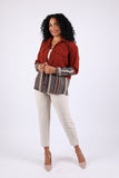 225713 Amber Rust Corduroy Boho Jacket