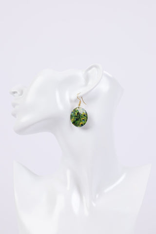 225809 Hippie Peacock Earrings