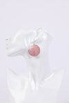 225814 Boho Pink Sliver Earrings