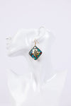 225817 Tribal Stone Sqaure Earrings Assortment